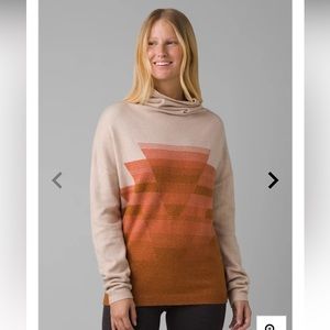 NWT PrAna Frosted Pine Sweater, Size Medium